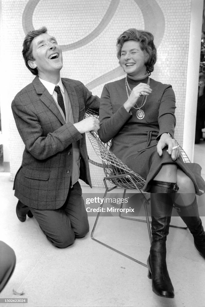 Ingrid Bergman and Kenneth Williams
