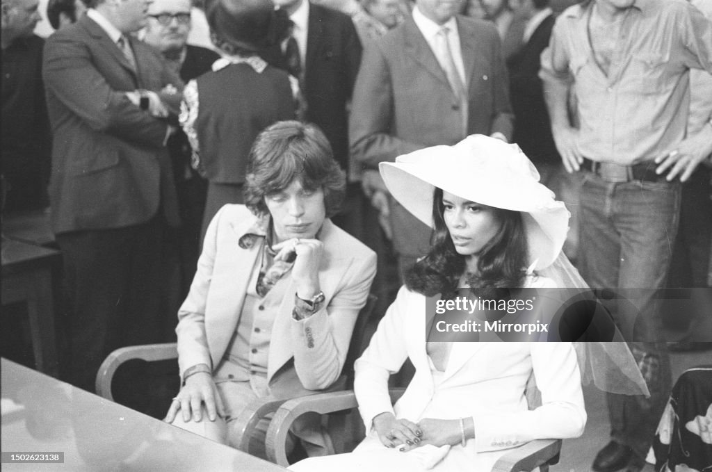 Scenes from Mick Jagger's wedding to Bianca
