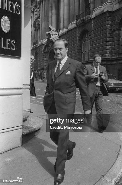 Alex Mckay in London after giving evidence. 15th September 1970.