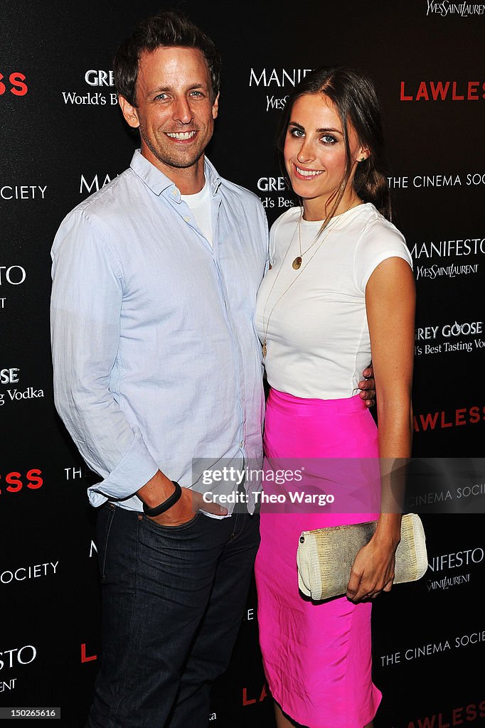 The Cinema Society & Manifesto Yves Saint Laurent Host A Screening Of The Weinstein Company's "Lawless" - Arrivals
