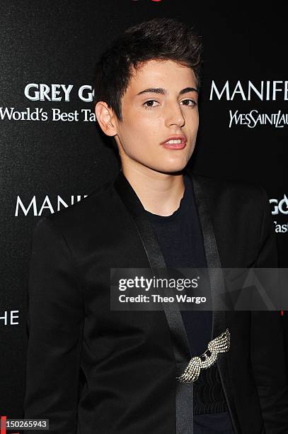 Harry Brant attends The Cinema Society & Manifesto Yves Saint Laurent screening of The Weinstein Company's "Lawless" at The Paley Center for Media on...