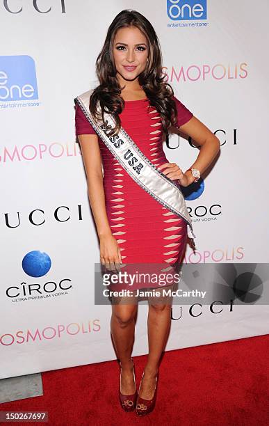 Miss USA 2012 Olivia Culpo attends the "Cosmopolis" premiere at MOMA on August 13, 2012 in New York City.