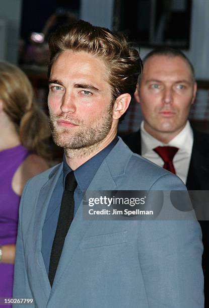 Actor Robert Pattinson attends the "Cosmopolis" premiere at the Museum of Modern Art on August 13, 2012 in New York City.