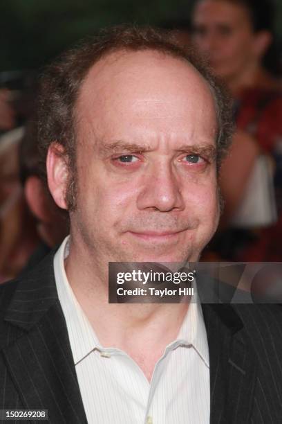 Actor Paul Giamatti attends the "Cosmopolis" premiere at The Museum of Modern Art on August 13, 2012 in New York City.