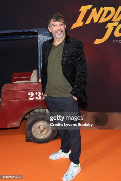 Stéphane Plaza attends Indiana Jones and the Dial of Destiny Premiere at Le Grand Rex on June 26, 2023 in Paris, France.