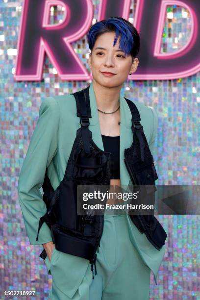 Amber Liu attends the Los Angeles Premiere of Lionsgate's "Joy Ride" at Westwood Regency Village Theater on June 26, 2023 in Los Angeles, California.