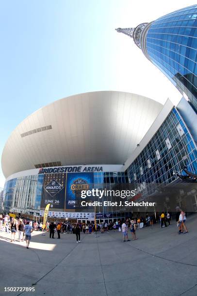 General exterior view at the 2023 NHL Awards at Bridgestone Arena on June 26, 2023 in Nashville, Tennessee.