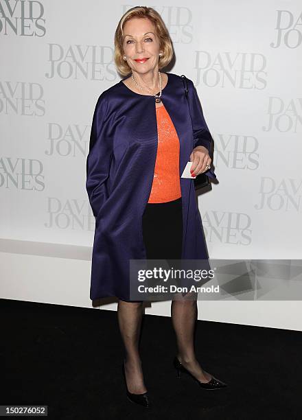 Ita Buttrose attends the David Jones S/S 2012/13 Season Launch at David Jones Castlereagh Street, on August 14, 2012 in Sydney, Australia.