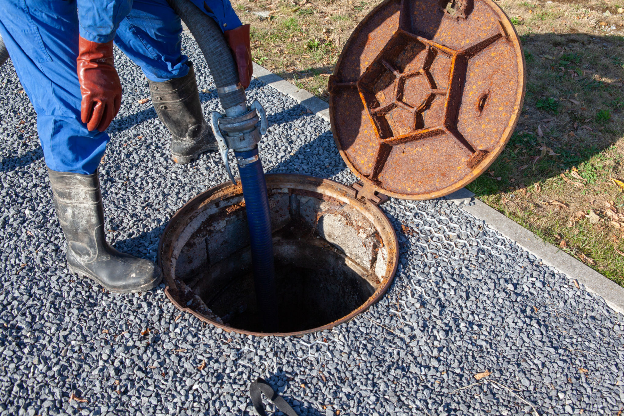 professional drainage work