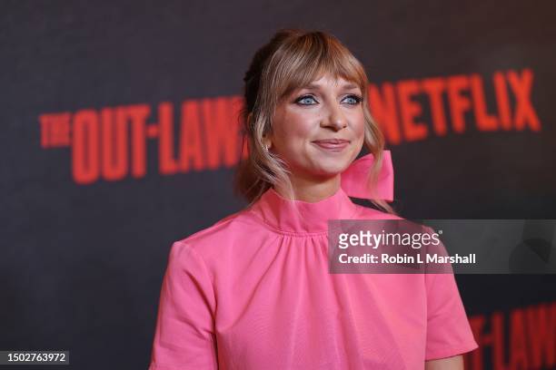 Lauren Lapkus attends the Los Angeles premiere of Netflix's "The Out-Laws" at Regal LA Live on June 26, 2023 in Los Angeles, California.