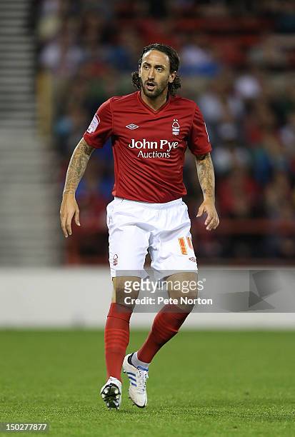 Jonathan Greening of Nottingham Forest in action during the Pre Season Friendly match between Nottingham Forest and West Bromwich Albion at City...