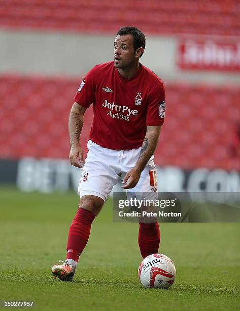 Andy Reid of Nottingham Forest in action during the Pre Season Friendly match between Nottingham Forest and West Bromwich Albion at City Ground on...