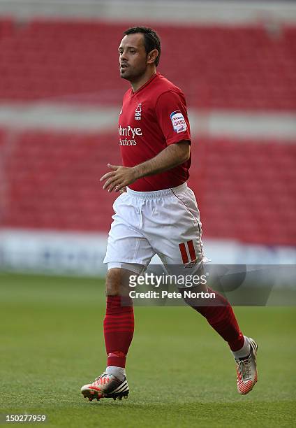 Andy Reid of Nottingham Forest in action during the Pre Season Friendly match between Nottingham Forest and West Bromwich Albion at City Ground on...