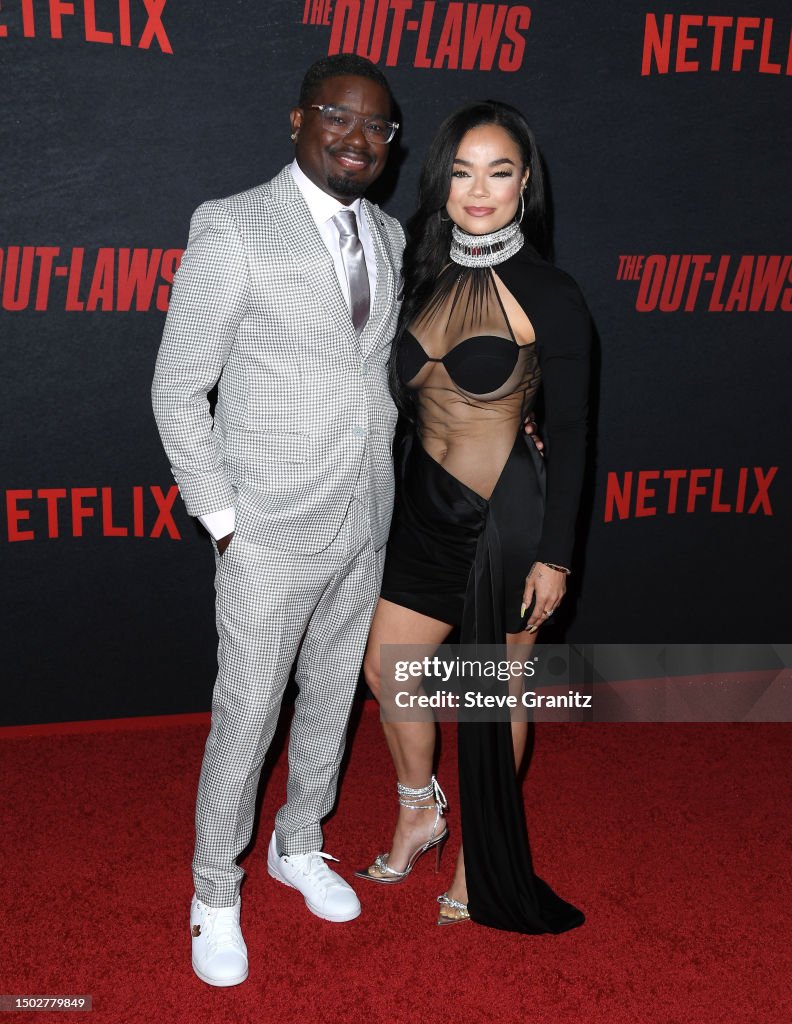 Lil Rel Howery and Dannella Lane arrives at the Los Angeles Premiere