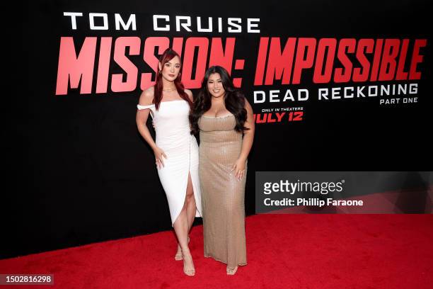 Alisa Marie and Remi Cruz attend a Young Hollywood Screening of "Mission: Impossible - Dead Reckoning Part One" presented by Paramount Pictures and...