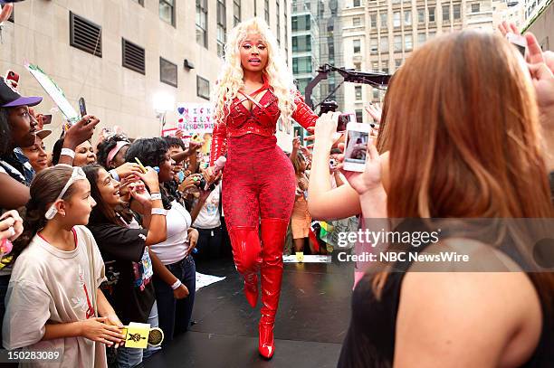 Nicki Minaj performs on NBC News' "Today" show --