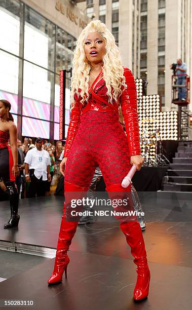 Nicki Minaj performs on NBC News' "Today" show --