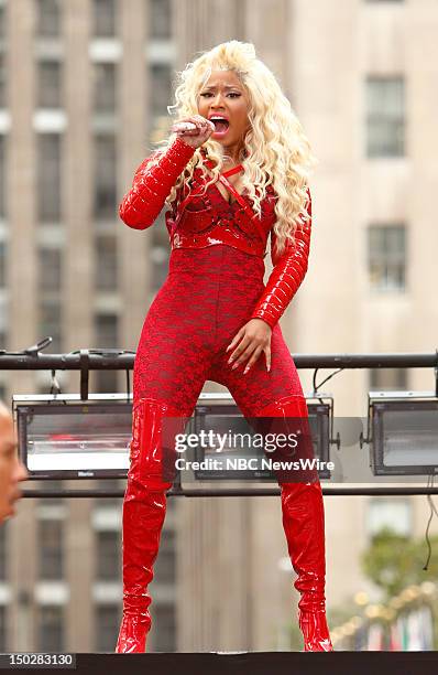 Nicki Minaj performs on NBC News' "Today" show --