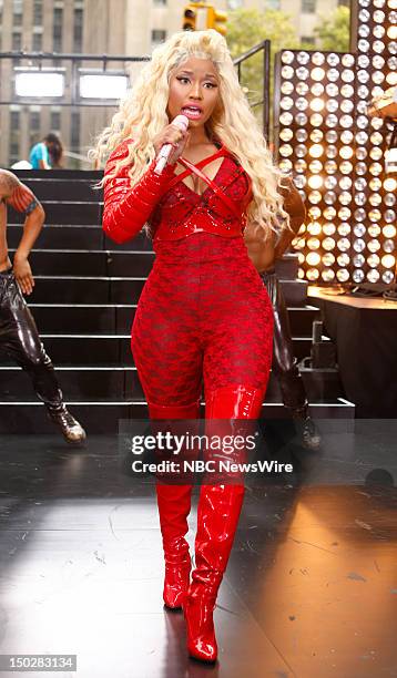 Nicki Minaj performs on NBC News' "Today" show --
