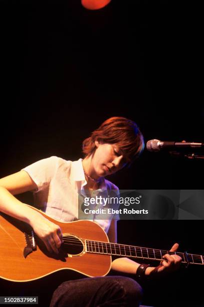 Beth Orton performs at the Westbeth Theater as part of the CMJ Music Festival in New York City on November 7, 1998.