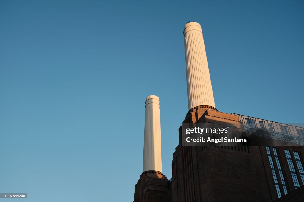 Iconic Power Station Against the Sky