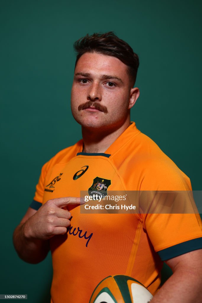 Matt Faessler poses during a Wallabies Rugby Championship Headshots ...
