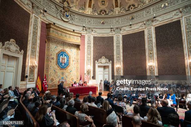 General view of the ceremony of the inauguration of the rector of the UCM, at the Paraninfo of the Universidad Complutense de Madrid, on 27 June,...