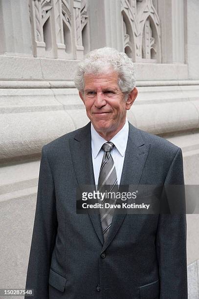 Actor Tony Roberts attends the funeral service for Marvin Hamlisch at Temple Emanu-El on August 14, 2012 in New York City. Hamlisch died in Los...