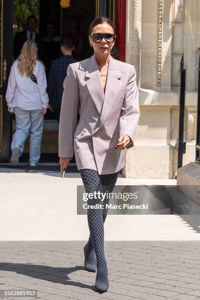 Victoria Beckham is seen on June 27, 2023 in Paris, France.