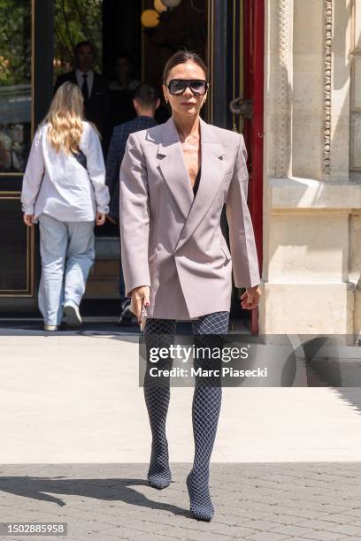 Victoria Beckham is seen on June 27, 2023 in Paris, France.