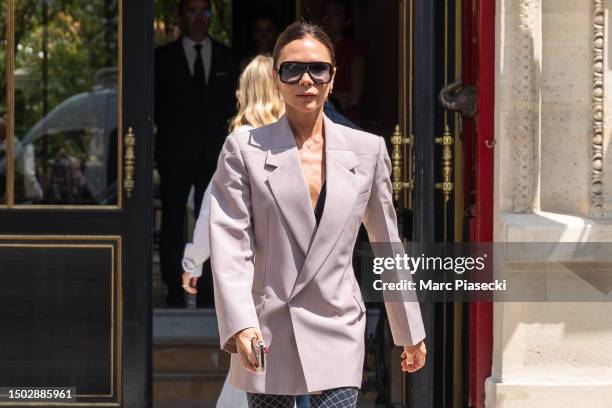 Victoria Beckham is seen on June 27, 2023 in Paris, France.