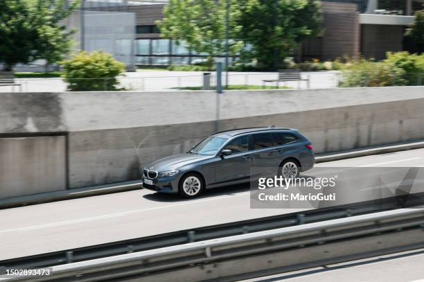 bmw 3 series touring - bmw 3 stock pictures, royalty-free photos & images