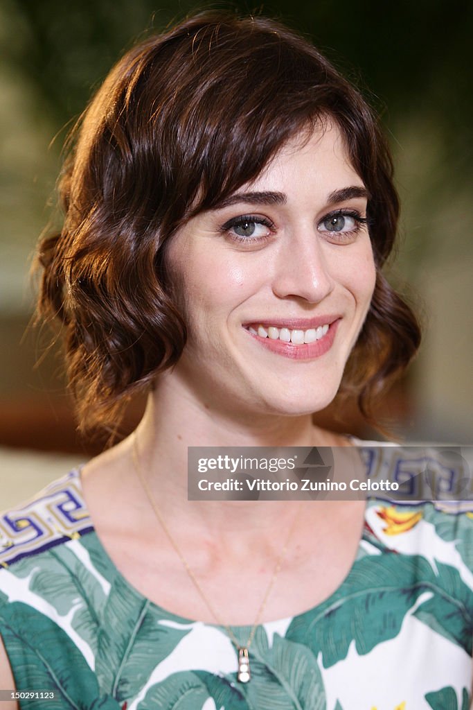 Actress Lizzy Caplan poses for a portrait session on August 6, 2012
