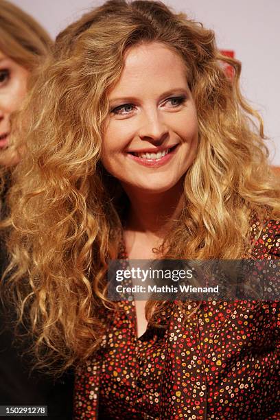 Diana Amft attends the 'Frisch Gepresst' Cologne premiere on August 14, 2012 in Cologne, Germany.