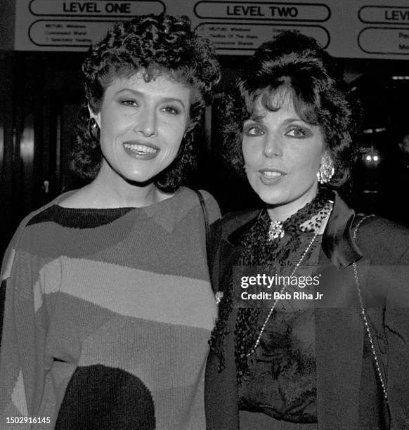 Singer Maureen McGovern and Songwriter Carole Bayer Sager attend A Night at The Races charity fundraiser at Hollywood Park Race Track to benefit...
