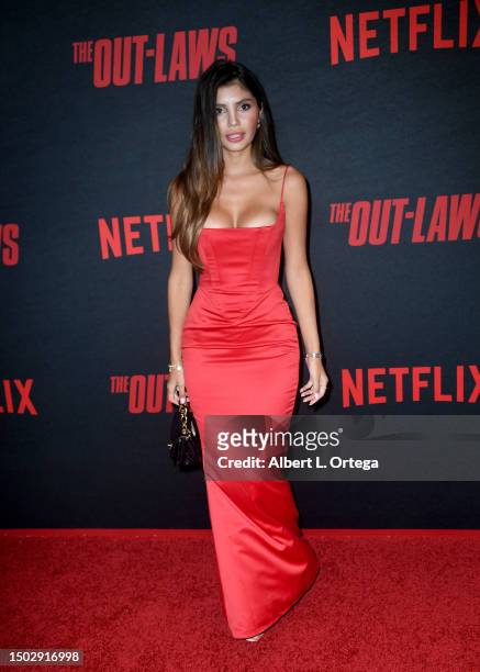 Laura Ramos Ramirez attends the Los Angeles Premiere Of Netflix's "The Out-Laws" held at Regal LA Live on June 26, 2023 in Los Angeles, California.
