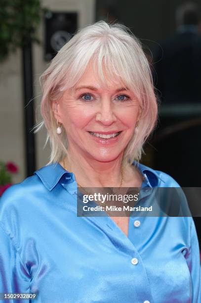 Nadine Dorries attends The TRIC Awards 2023 at Grosvenor House on June 27, 2023 in London, England.