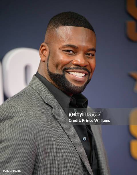 Amin Joseph arrives to the 2023 BET Awards at Microsoft Theater on June 25, 2023 in Los Angeles, California.