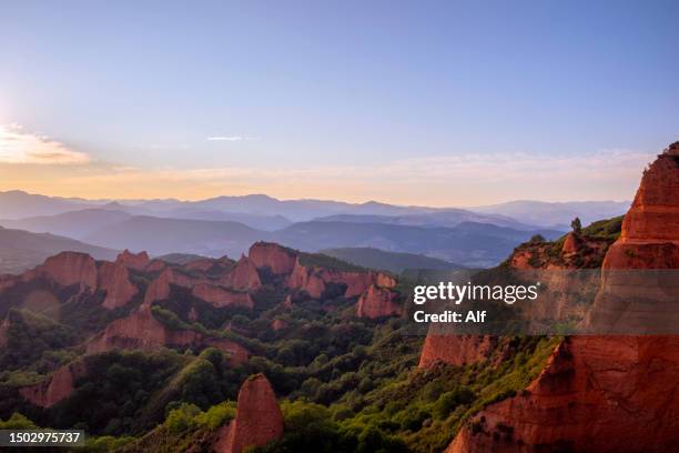 las médulas, el bierzo, león, spain - ancient rome food stock pictures, royalty-free photos & images