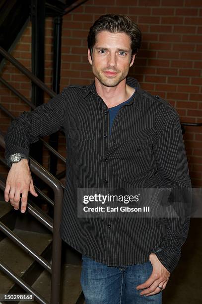 Actor Scott Bailey attends a private table read of "The Bay" on August 14, 2012 in Los Angeles, California.