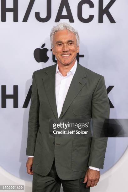 Ben Miles arrives at the World Premiere of "Hijack" at BFI Southbank on June 27, 2023 in London, England.