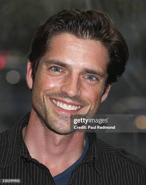 Actor Scott Bailey arrives at the official private table read of "The Bay" Season 3 on August 14, 2012 in Los Angeles, California.