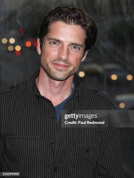 Actor Scott Bailey arrives at the official private table read of "The Bay" Season 3 on August 14, 2012 in Los Angeles, California.