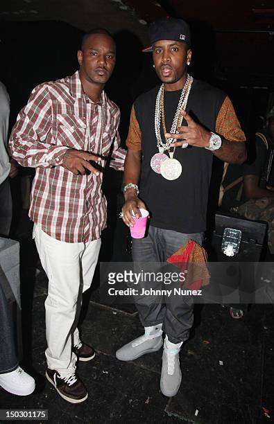 Cam'ron and SB attend Nicki Minaj Pink Friday Tour at Roseland Ballroom on August 14, 2012 in New York City.