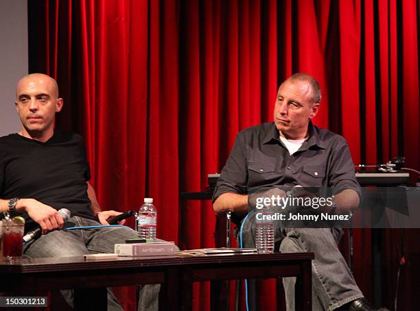 Dr. Sinal Aral and Richard D'Ambrise attend Young Guru Presents: Sound & Vision at the 92Y Tribeca on August 14, 2012 in New York City.