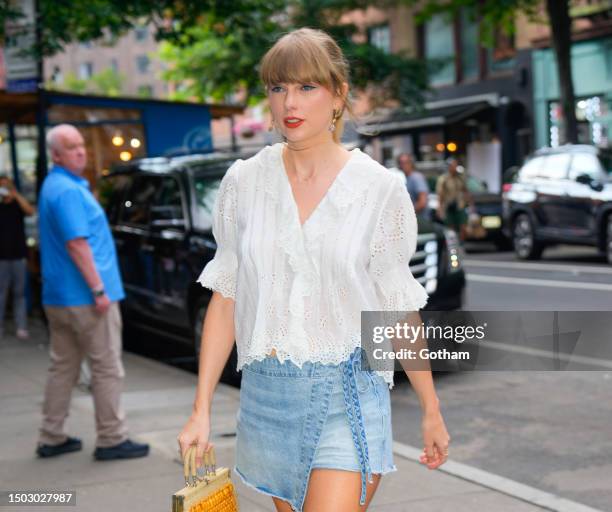 Taylor Swift is seen on June 27, 2023 in New York City.