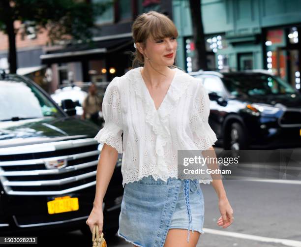 Taylor Swift is seen on June 27, 2023 in New York City.