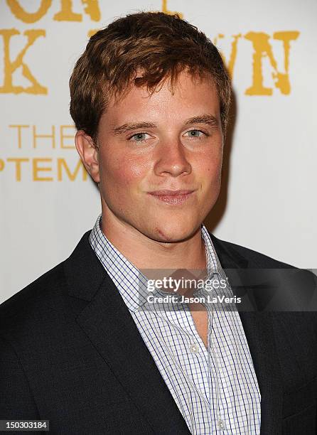 Actor Jonny Weston attends the "Teachers Rock" benefit at Nokia Theatre L.A. Live on August 14, 2012 in Los Angeles, California.