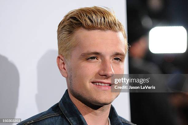 Actor Josh Hutcherson attends the "Teachers Rock" benefit at Nokia Theatre L.A. Live on August 14, 2012 in Los Angeles, California.