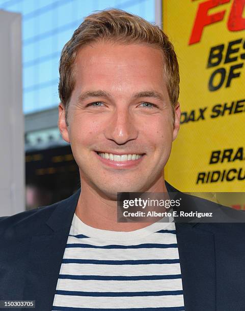 Actor Ryan Hansen arrives to the premiere of Open Road Films' "Hit and Run" on August 14, 2012 in Los Angeles, California.